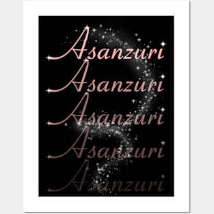 "Asanzuri" Magic Glitter Fade Posters and Art